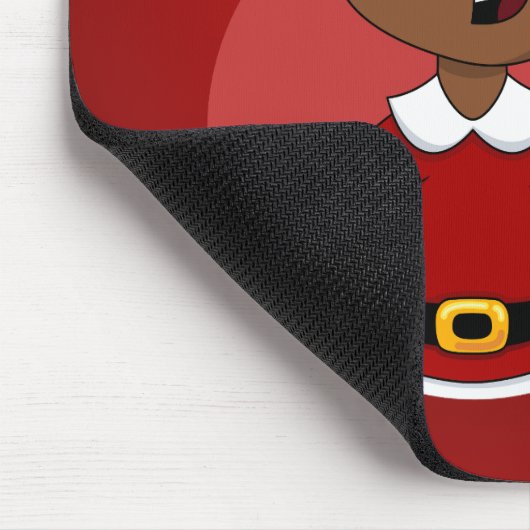 Weihnachtsjunge Cartoon-Mauspad Mousepad (Ecke)