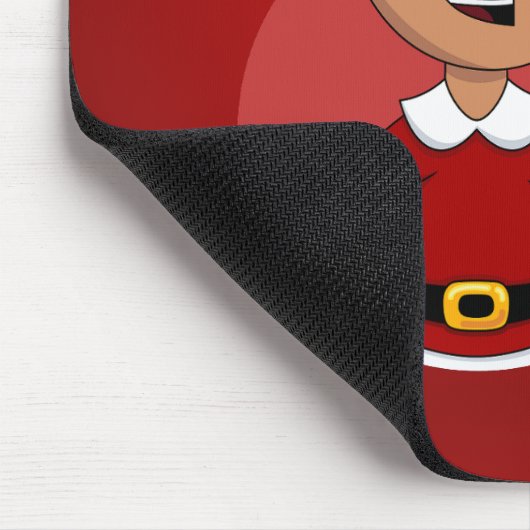 Weihnachtsjunge Cartoon-Mauspad Mousepad (Ecke)