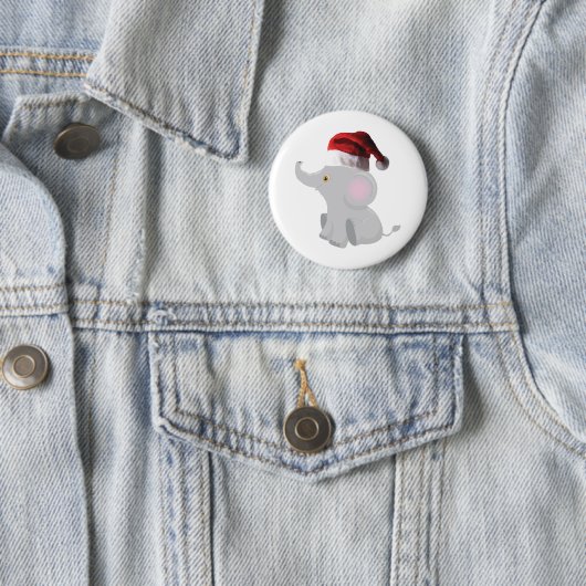 Weihnachtsjunge Elephant Button (Beispiel)