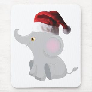 Weihnachtsjunge Elephant Mousepad