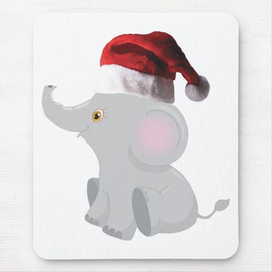 Weihnachtsjunge Elephant Mousepad (Vorne)