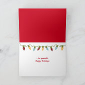 Weihnachtsjunge Feiertagskarte (Innenseite)