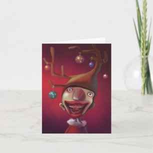 Weihnachtsjunge Feiertagskarte