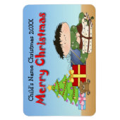 Weihnachtsjunge Flex-Magnete Magnet (Vertikal)