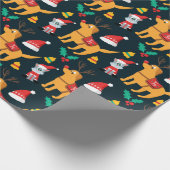 Weihnachtsjunge Geschenkpapier (Ecke)