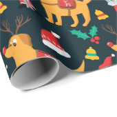 Weihnachtsjunge Geschenkpapier (Rolleneckpunkt)