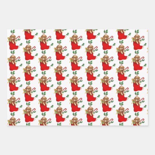 Weihnachtsjunge Geschenkpapier Set (Vorderseite 2)