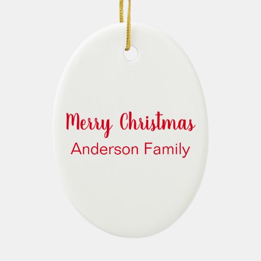 Weihnachtsjunge Hirschgewächse mit Vögeln auf dem Keramik Ornament (Hinten)