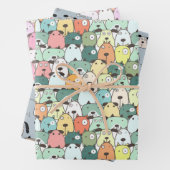 Weihnachtsjunge Hunde Geschenkpapier Set (Beispiel)