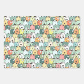 Weihnachtsjunge Hunde Geschenkpapier Set (Vorderseite)