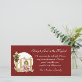 Weihnachtsjunge Jesus Blumenkreuz (Stehend Vorderseite)