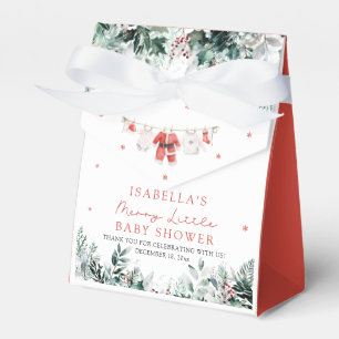 Weihnachtsjunge Kleidung Merry Little Baby Dusche Geschenkschachtel