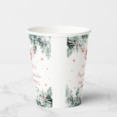 Weihnachtsjunge Kleidung Merry Little Baby Dusche Pappbecher (Rechts)