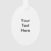 Weihnachtsjunge Mädchen Ornament (Rückseite)