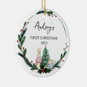 Weihnachtsjunge Name Ornament (Rechts)