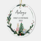 Weihnachtsjunge Name Ornament (Links)