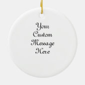 Weihnachtsjunge Name Ornament (Hinten)