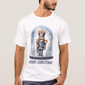 Weihnachtsjunge Nutcracker T-Shirt (Vorderseite)