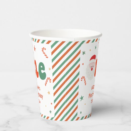 Weihnachtsjunge Pappbecher (Rechts)