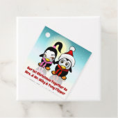 Weihnachtsjunge Penguins Geschenkanhänger (Beispiel)