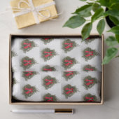 Weihnachtsjunge und Pine Tree im Stall Seidenpapier (Geschenk)