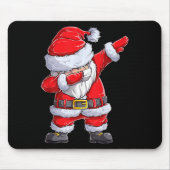 Weihnachtsjungen Dabbing Weihnachtsmann Girls Funn Mousepad (Vorne)