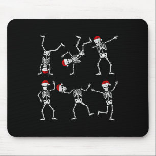 Weihnachtsjungs Kinder Kleinkind tanzen Skeletthut Mousepad