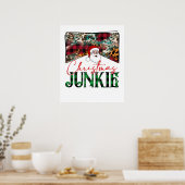 Weihnachtsjunkie Poster (Küche)