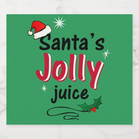 Weihnachtsjütchen Weihnachtsjubiläum des Weihnacht Bierflaschenetikett (Einzelnes Label)