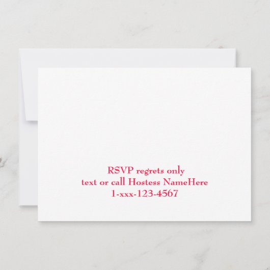 Weihnachtskabelwechsel Einladung (Rückseite)