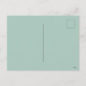 Weihnachtskabine & Deer Feiertagspostkarte (Rückseite)