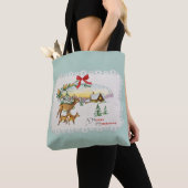 Weihnachtskabine & Deer Tasche (Von Nahem)
