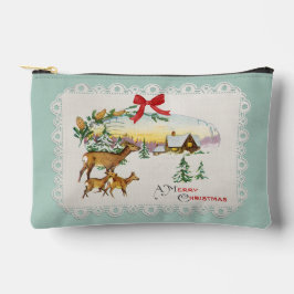 Weihnachtskabine & Deer Zubehörtasche