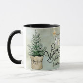 Weihnachtskabine Kaffee Gnome Girl Tasse (Links)