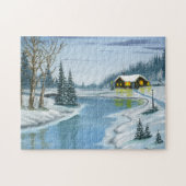 Weihnachtskabine Puzzle (Horizontal)