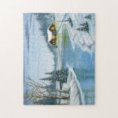 Weihnachtskabine Puzzle (Vertikal)