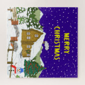 Weihnachtskabine Puzzle (Horizontal)