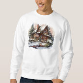 Weihnachtskabine Sweatshirt (Vorderseite)