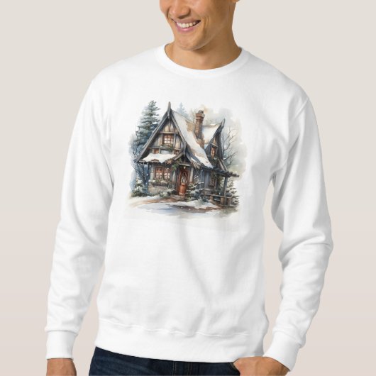 Weihnachtskabine Sweatshirt (Vorderseite)