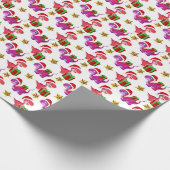 Weihnachtskachelmuster Geschenkpapier (Ecke)