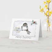 Weihnachtskadade Karte (Gelbe Blume)