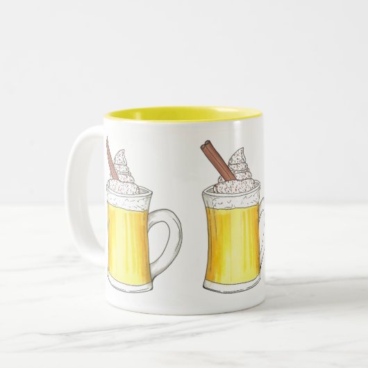 Weihnachtskäfer Egg Nog Eggnog Tasse (Vorderseite Links)