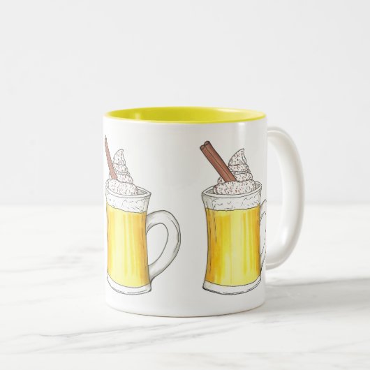 Weihnachtskäfer Egg Nog Eggnog Tasse (VorderseiteRechts)