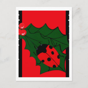 Weihnachtskäfer Feiertagspostkarte