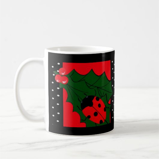 Weihnachtskäfer Kaffeetasse (Links)