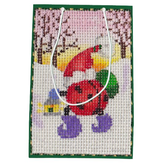 Weihnachtskäfer Mittlere Geschenktüte (Rückseite)