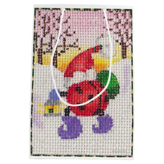 Weihnachtskäfer Mittlere Geschenktüte (Rückseite)