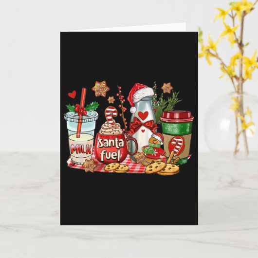 Weihnachtskaffee Cups Frohe Weihnachtskaffee Drin Karte (Gelbe Blume)