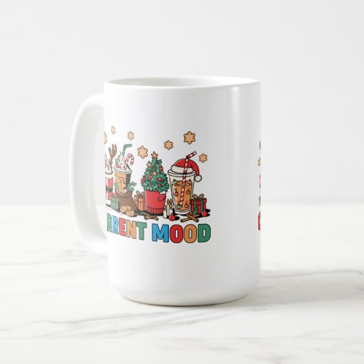 Weihnachtskaffee Cups mit spielerischen Designs Kaffeetasse (Vorderseite Links)
