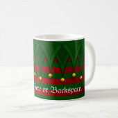 Weihnachtskaffee Cups Personalisierte Feiertage Ta Kaffeetasse (VorderseiteRechts)